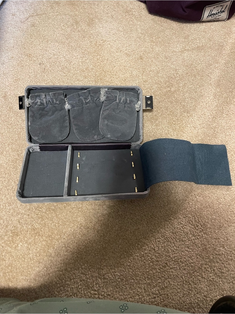 Gray Vintage jewlery case